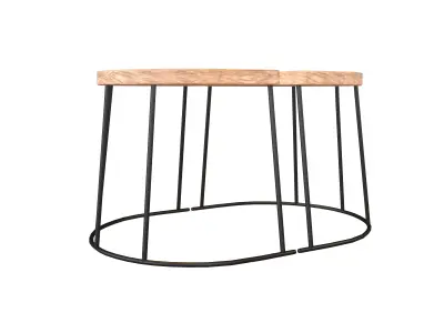 Side Table v2 003 Low-poly 3D model