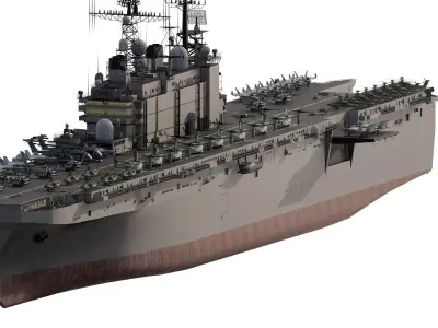 US NAVY USS AMPHIBIOUS ASSAULT CARRIER 3D model