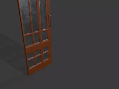 Door R Low-poly 3D model