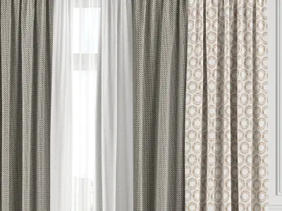 Curtain Set 141C 3D model