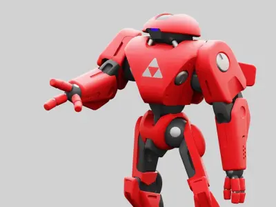 ANDROID IKAROUS  RIGGED 3D model