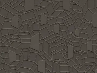 Fragmented Prism Relief Wall Texture Texture