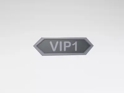 Game VIP Symbol v2 002 Low-poly 3D model