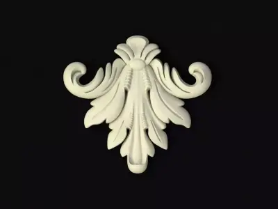Decor for furniture 3D model 31