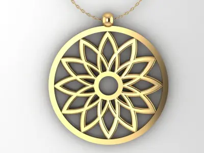  Pendant P066 3D Print Model 3D print model