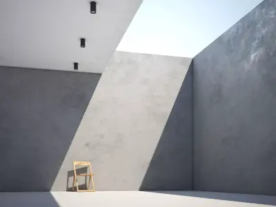 Smooth concrete wall texture large surface Texture