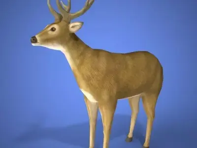 deer 3d model 3D print model