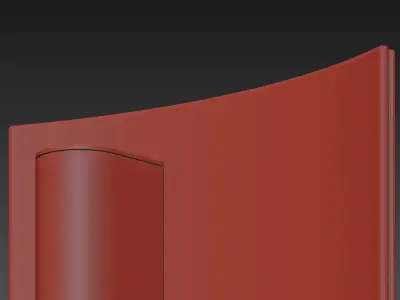 Perforated LED Sconce 3D model