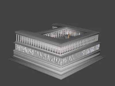 Temple of Zeus 3D print model