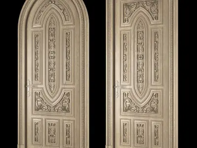 sodani door Low-poly 3D model