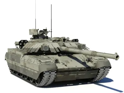 T-84 Oplot 3D model