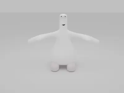 Cartoon  3D Character  Toy Low-poly 3D model