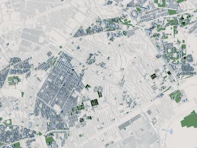 Karachi City Pakistan 3D model