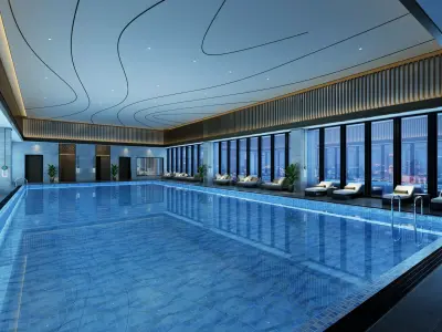 swimming pool Low-poly 3D model