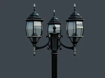 Classic street lamp Collection Vol 2 3D model