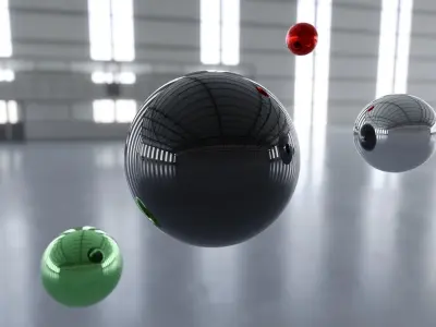 HDRI - Airplane Hangar Interior 2  Texture