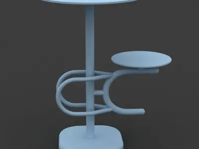 Table Telephone 05 3D model