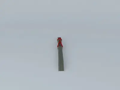 Pingtung new park Jinde Bridge Free 3D model