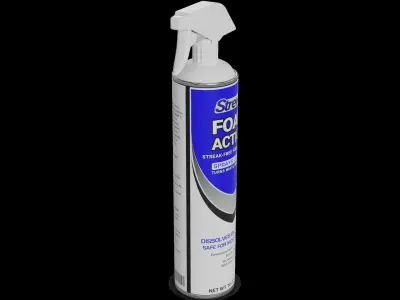 Window cleaners Foam Window Cleaner Low-poly 3D model