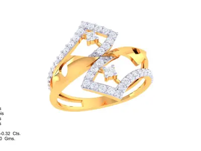  Women Ring MTL 3dm STL OBJ FBX Details 3D print model 83