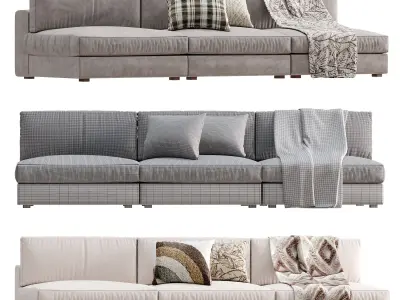 Beta  Modular Sofa 3D model