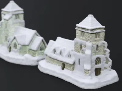 ENGLISH WINTER CHURCH 2024 3D model