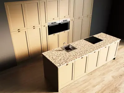 26-Kitchen2 matte 3 3D model