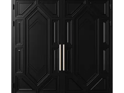 Gate black loft 016 3D model