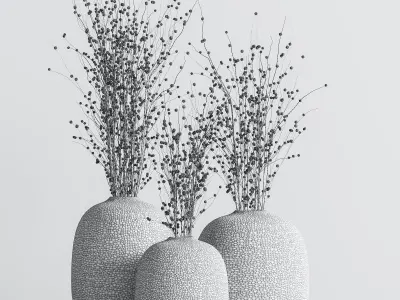 Collaction Plants Bouquet 08 3D model