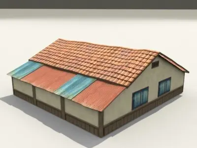 Models low-poly for webgame game mobile or TVC Low-poly 3D model