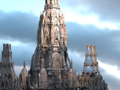 Persian Elite Seer Tower  3D model