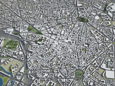 Dijon  Low-poly 3D model