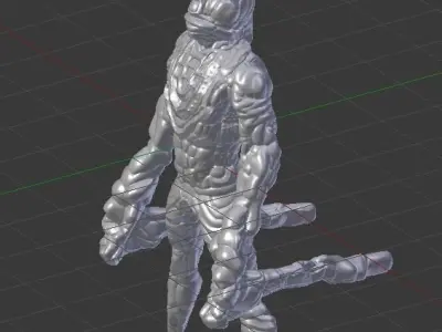 alien character model 1 3D model