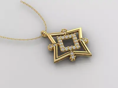 Pendant P108 3D Print Model 3D print model purchase