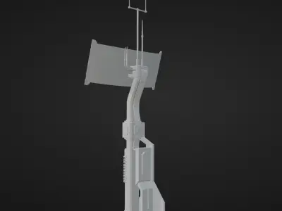 Sci-Fi Antenna Model 3D model