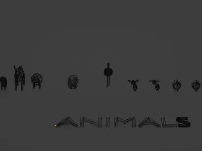 Village Asset Packa Low-poly 3D model