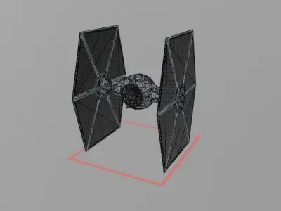 tie fighter star wars  3D model