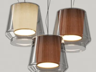 Millelumen Casablanca Aleve Pendant Lamps 3D model