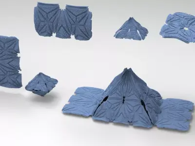 Art Deco Archon pyramid collection  3D model