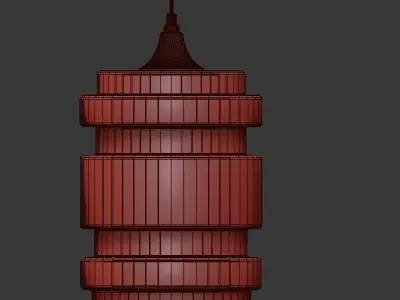 Hanging lamp LOFT HOUSE P-159 3D model