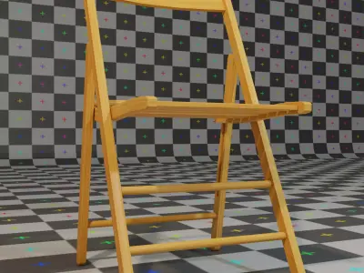 Foldable chair 3D model
