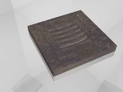 Street Drain or Water Drain Free low-poly 3D model