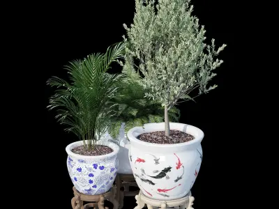 Porcelain three 3D model