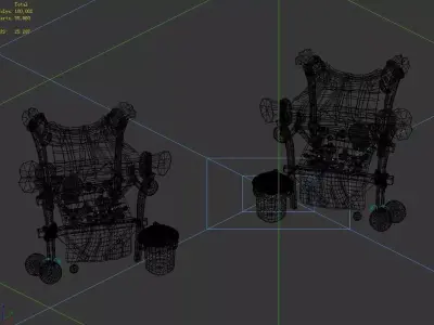 City - Premium Fruit Stand 3D model