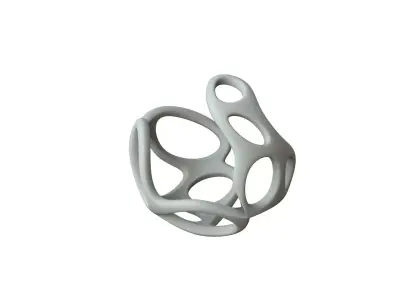 SciFi Cube Object No 24583 Low Poly Shape Texture