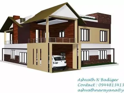 Badiger drafts Building 3D Model 3D model