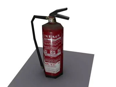 Fire Extinguisher Low poly Free low-poly 3D model