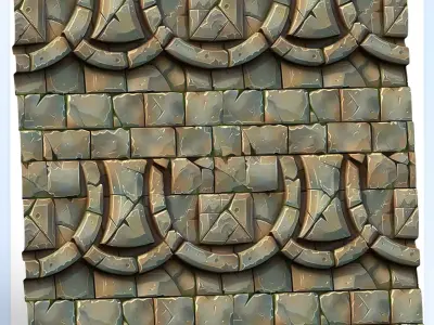 Stylized Wall Seamless Texture Texture 7