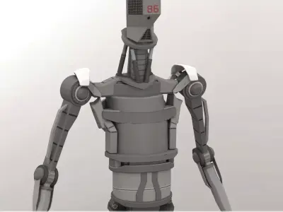 Main Frame Rigged 3D model