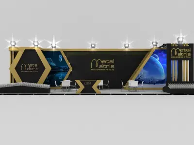 MTL Matris Size 14 m x 6 m  Height 350 cm 3D model